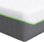 vidaXL Matrac Fehér és Szürke 80 x 200 cm Jacquard szövet 4106360 (4106360)