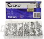 Geko Alumínium popszegecsanya készlet 150 darabos, M3-M10 (G02911)