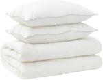 vidaXL Paplan és párna szett 3 db 155x220 cm 4 évszak 350 GSM Gyapjú 3441460 (3441460)
