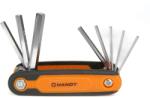 HANDY fekete-narancssárga Imbusz készlet (10858C) (10858C)