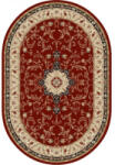 Delta Carpet Covor Oval, 200 x 400 cm, Crem / Rosu, Lotus 523/210 (LOTUS-523-210-O-24) Covor