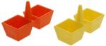 Chomik Bol dublu pentru unt și hrean din plastic 80666 (JU2372) Castron