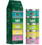 Kusmi Tea Set cadou ceaiuri GREEN TEAS, 5 x 20 g cutie metalică, Kusmi Tea (KUSMI21333A1141)