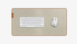 Artimo Desk Mat - Loom Series - M (80x40 cm) - Bézs - Prémium szövet egérpad (artimo-loom-beige-m)