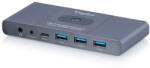  Kvm Switch 2x1 Hdmi 4k 60hz 3x Usb3.0 1x Usb C Core Line (ds-12855)