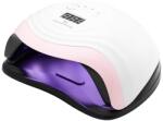 GLOW V7 UV/LED műkörmös lámpa 168W - fehér-rózsaszín - 36 LED (137505)