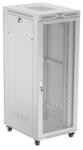 Lanberg FF01-8042-23SL 19" 42U SZÉL: 800mm MÉLY: 1000mm MAG: 2121mm lapraszerelt LCD hálós fémajtós szürke álló rack szekrény - 3bnetwork