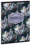 Ars Una Ars Una: Floral Palm Leaf caiet cu pătrățele A5 40 file (93149396)