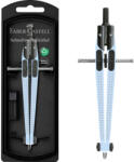 Faber-Castell Faber-Castell: Set de compas GRIP albastru-cer cu reglare rapidă (574474)