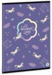 Ars Una Ars Una: Wonderland Unicorn caiet cu linii A5 40 file (93139427)
