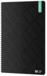 ICO ICO: Caiet Premium Black Spiral pentru Studenți, format A/4, simplu, 100 de file (7500161002-576525)
