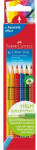 Faber-Castell Faber-Castell: Grip 2001 set creioane colorate 6 bucăţi (112406)