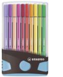 STABILO Stabilo: Pen 68 ColorParade set 20 bucăți în suport care deschide culoarea albastru deschis (6820-04-04)