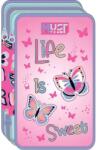 Luna Luna: Life is Sweet penar cu 3 compartimente, cu fluturi, echipat (000586735) Penar