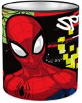 Luna Suport de birou pentru rechizite din metal în formă de cilindru cu Spider-Man, 10x11cm (000508379) Penar
