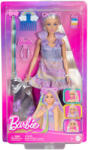 Mattel Păpușa Barbie în ținută cu pisică, set de joacă cu șuvițe la modă - Mattel (JCT72) Papusa Barbie