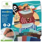 D'Arpeje Stick'N Fun kit de realizare a imaginilor mozaic - Pirați (CRE7038)