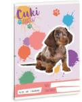 Ars Una Ars Una: Pisici drăguțe - Dachshund harlequin A/5 caiet cu linii pentru clasa a 1-a 14-32 (53584960)