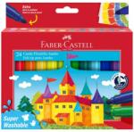 Faber-Castell Set de markere Jumbo Faber-Castell - 24 bucăți „Castel (154324)
