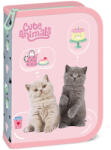 Ars Una Ars Una: Cute animals tea party, penar pliabil echipat cu model pisici, 12, 8x19, 3x3, 6 cm (53575326) Penar