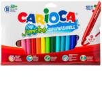 CARIOCA Jumbo Marekere în suport plastic 18 bucăţi - Carioca (40566)