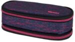 Spirit Spirit: My Bag penar oval cu două compartimente, roz în carouri (407970) Penar