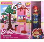 Mattel Barbie: Set de joacă stație de pompieri - Mattel (HRG55) Papusa Barbie