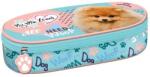 UNIPAP My Little Friend: câine penar formă cilindrică 20cm (650352) Penar