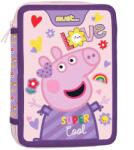 Luna Must: Peppa Porc penar umplut cu două niveluri 15x21x5cm (000482807) Penar