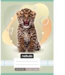 Nebulo Nebulo: Caiet liniat pentru clasa a 3-a, format A5, 12-32, cu animale - Leopard (VO3-AM-A5-12346837)