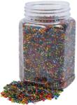 Playbox PlayBox: Mărgele de plastic colorat transparent, care se pot fierbe, de 2-3 mm, 500g (2470710)