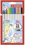 STABILO Stabilo: Set de markere cu pensulă Pen 68, 12 bucăți (568/12-21)