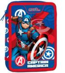 Luna Must: Răzbunătorii - Captain America penar umplut cu două etaje 15x21x5cm (000506237) Penar