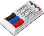 ICO ICO: Burete pentru ștergerea tablei WhiteBoard + 3 markere pentru tablă 11XXL (9570165002-571230)