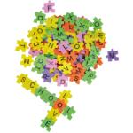 Playbox PlayBox: Elemente de puzzle din burete colorat, în diferite culori și cu litere, 2000 bucăți, 20x20mm (2470685)