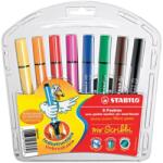 STABILO Stabilo: Trio Scribbi set de 8 markere colorate triunghiulare (368/8-01)