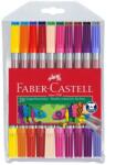 Faber-Castell Faber-Castell: Set marker 10 bucăţi cu două vârfuri (151119)