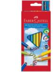 Faber-Castell Faber-Castell: Junior creioane colorate 10 bucăţi cu ascuţitoare (116510)