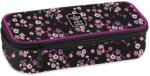 Ars Una Ars Una: Pearl Blossom Black penar floral pentru adolescenți 22, 5x6x11, 5cm (56163773) Penar