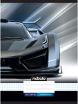 Nebulo Nebulo: Caiet capsat cu pătrățele, cu model de mașină sport, 87-32 A/4 (NR-XM-A4-20250205)