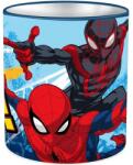 Luna Luna: Suport cilindric pentru instrumente de scris cu tematică Spider-Man, supererou, din metal, 10x11cm (000508521) Penar