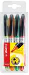 STABILO Stabilo: Navigator, evidențiator de text, 1-4 mm, set de 4 bucăți (545/4)