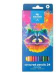 ICO ICO: Koh-I-Noor 3554 Creioane colorate hexagonale în cutie cu raton, set de 24 bucăți (7140115003-363156)