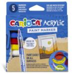 CARIOCA Set de markere acrilice 5 bucăți - Carioca (45280)