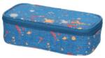 Spirit Spirit: My Bag penar oval cu buline vopsea model blue jeans 23x10cm (407146) Penar