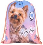 UNIPAP Sac de sport St. Right Grey Yorkie, 43x32cm (668463M)