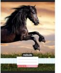 Nebulo Nebulo: Caiet capsat cu pătrățele - Model cu cal în apus de soare 87-32 A/4 (NR-LD-A4-12347490)