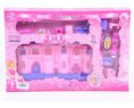 Magic Toys Castel de prințesă cu mobilă și lumină (MKK239694) Casuta papusi