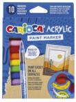 CARIOCA Set de markere acrilice Acrylic, 10 bucăți - Carioca (45281)
