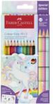 Faber-Castell Faber-Castell: Grip Unicorn set creioane colorate 10+3 bucăți culori pastel (201542)